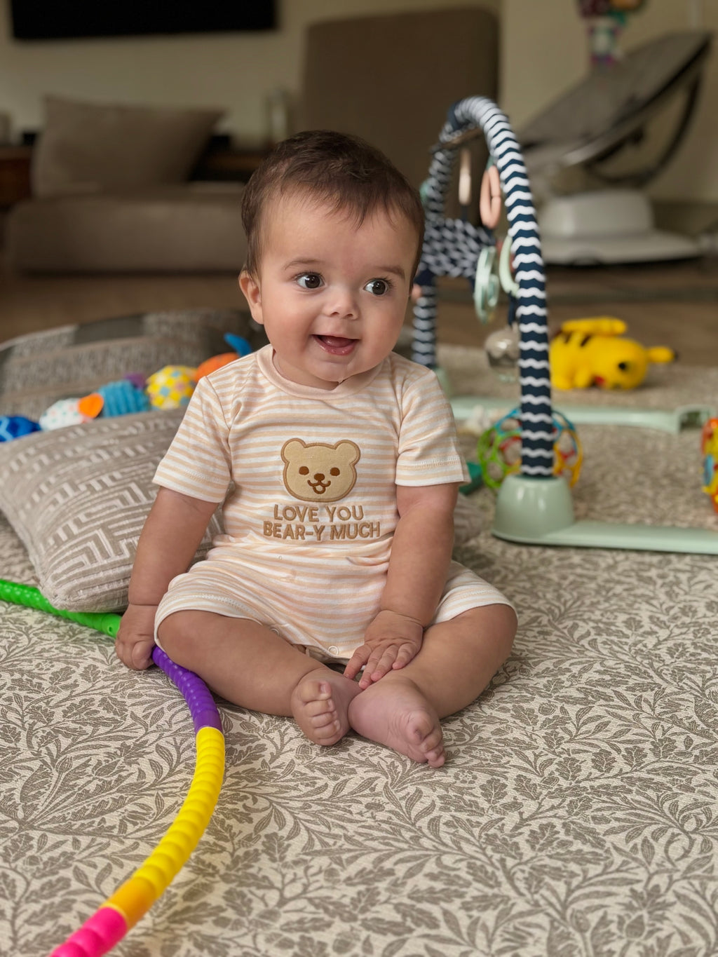 Love You Bear-y Much Summer Romper